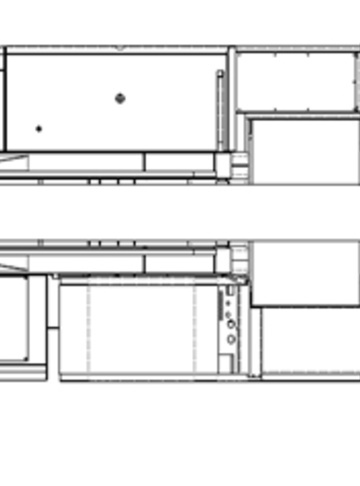 Промышленный кран Valla 180Е - диаграмма рабочей зоны