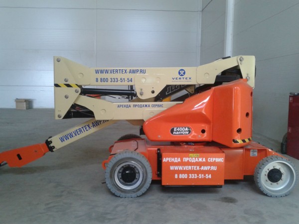 Коленчатый подъемник JLG E400AN в аренду